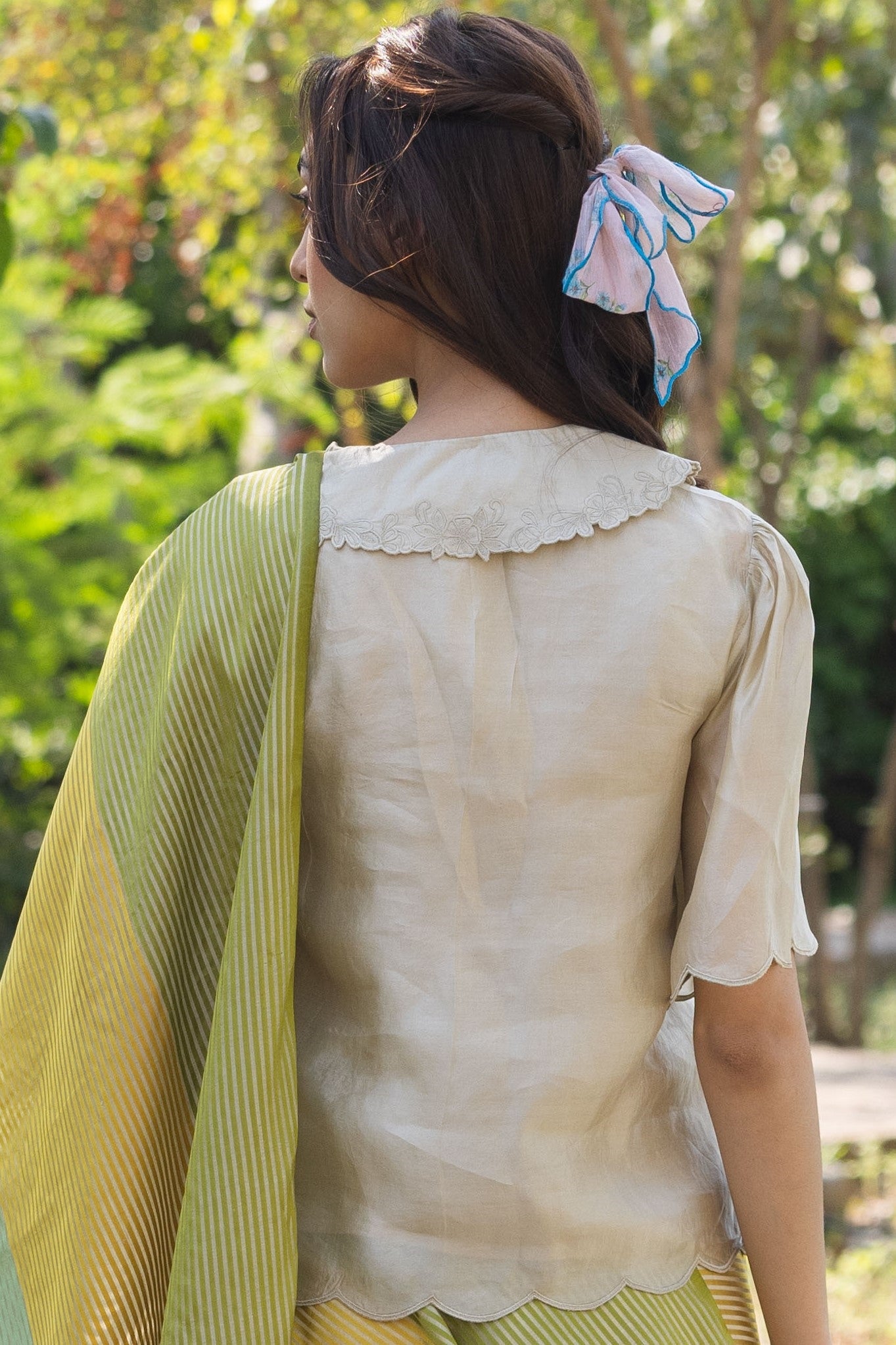 Secret Garden Beige Blouse