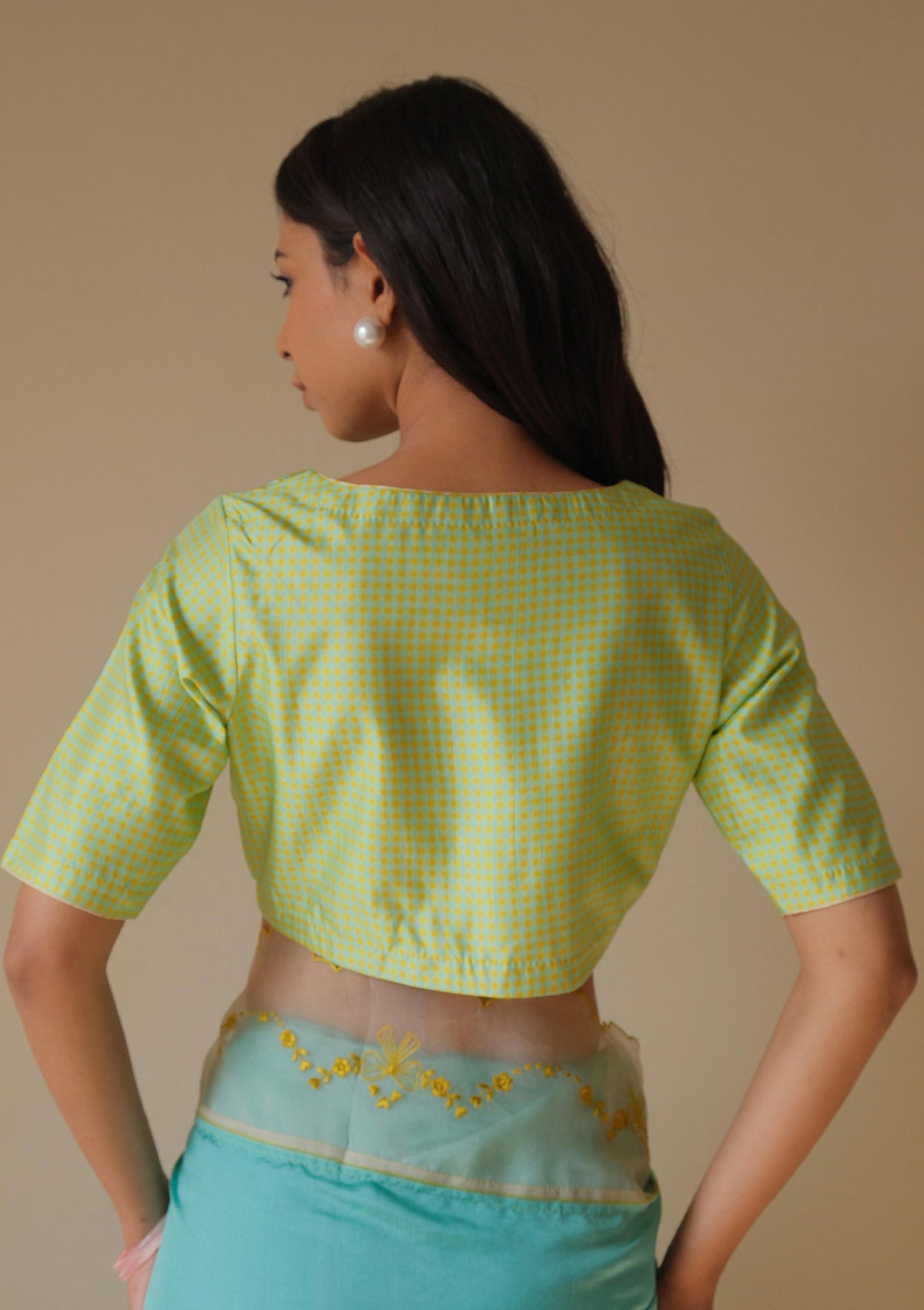 MoonWeave Lime Blouse