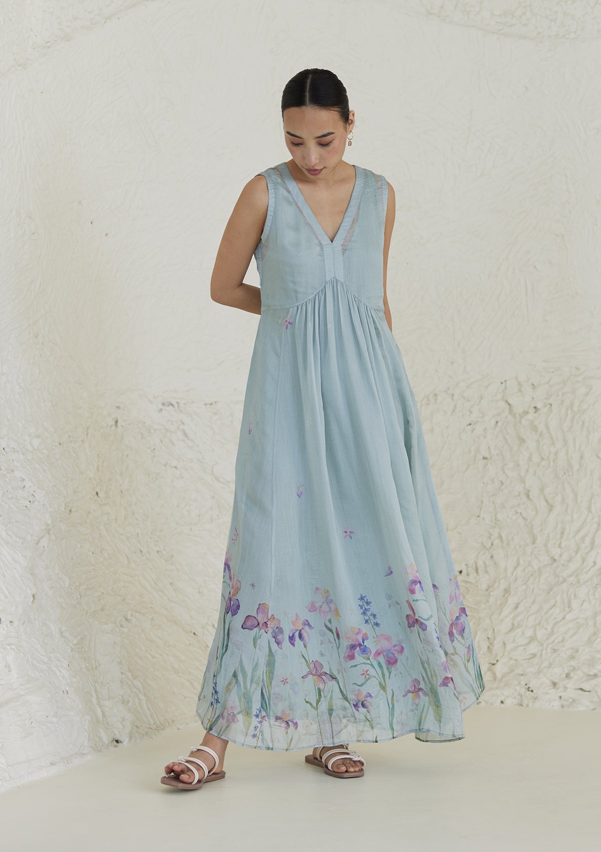 Playful Surprises Seafoam Dress | Handwoven Dresses - Surmaye XL Playful Surprises Seafoam Dress | Handwoven Dresses - Surmaye XL