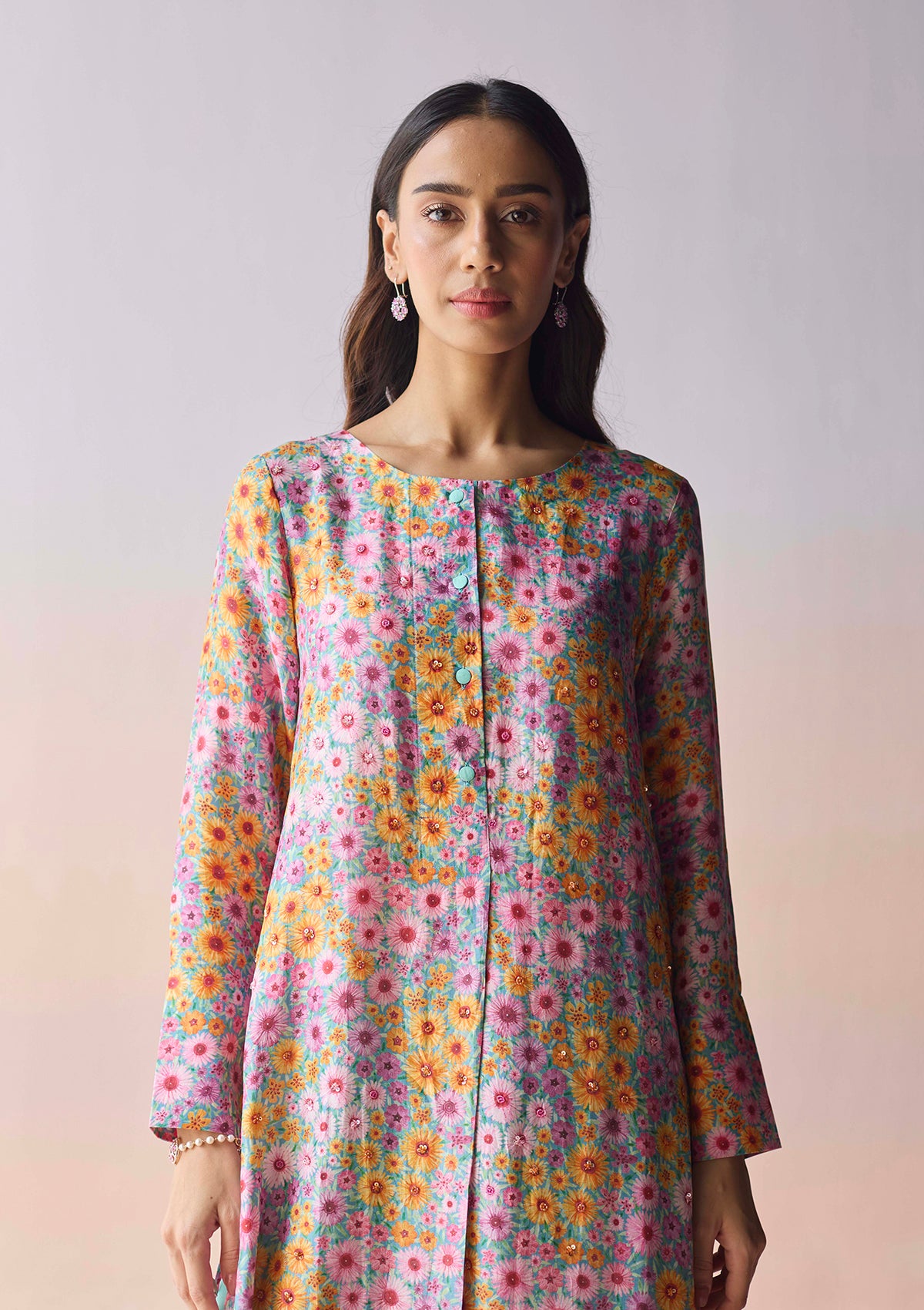 Wildflower Dawn Blue Kurta Set