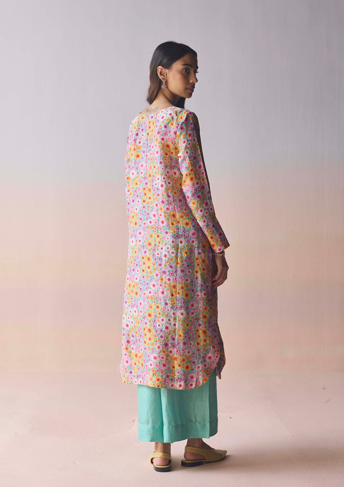 Wildflower Dawn Blue Kurta Set