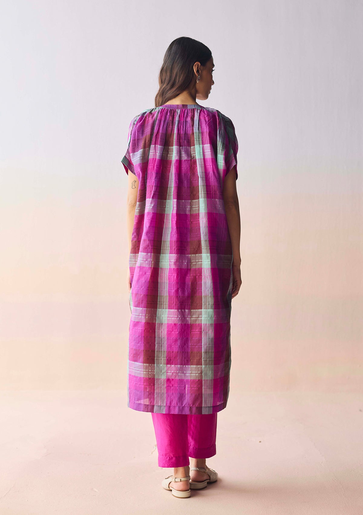Rooted Pink Kurta Set