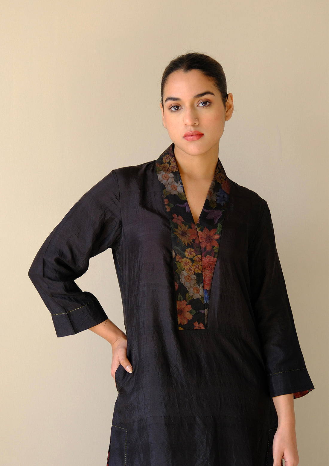 Mystic Black Kurta Set