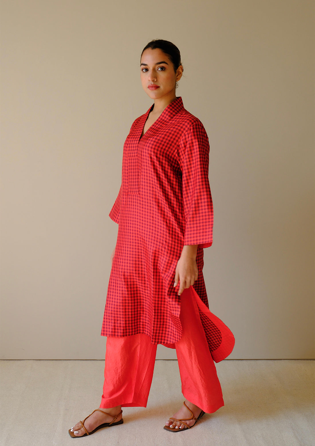 Mystic Scarlet Kurta Set