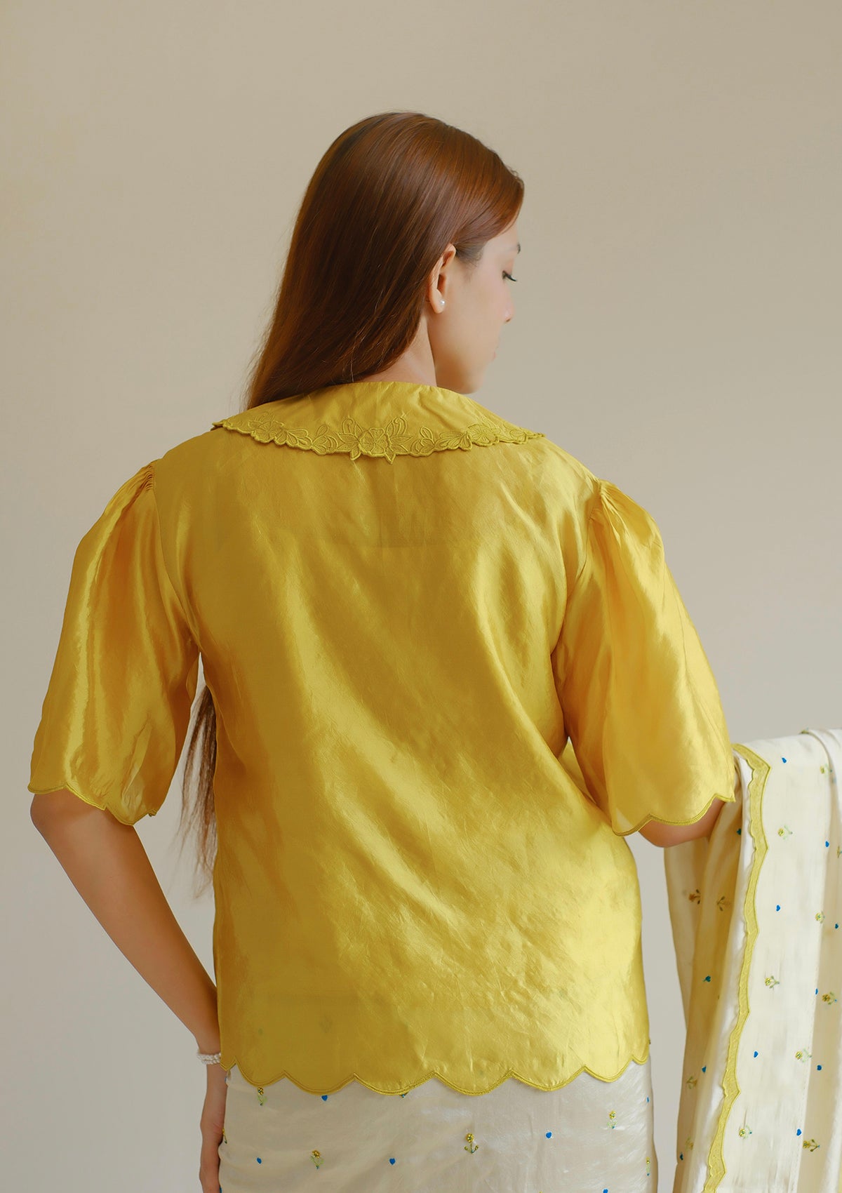 Secret Garden Yellow Blouse