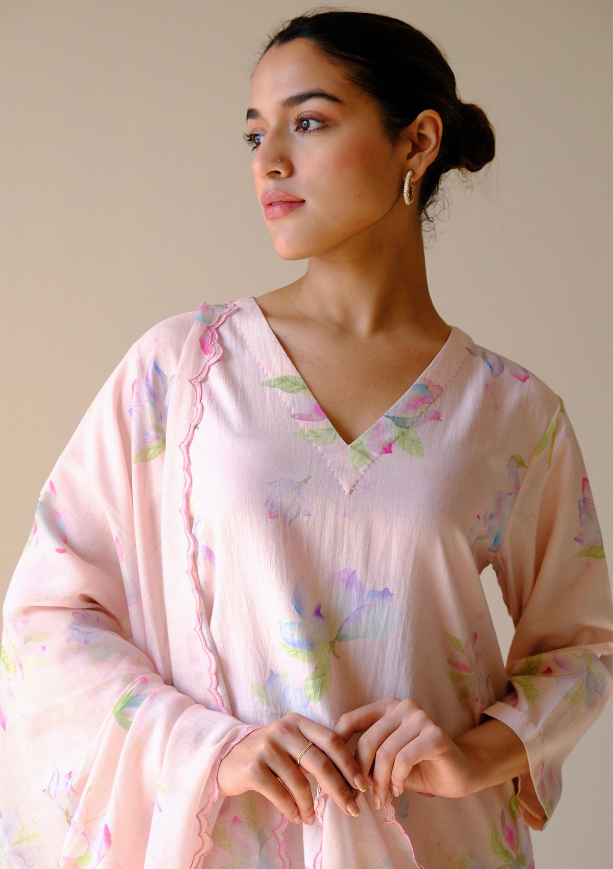 Aeris Magnolia Pink Kurta Set