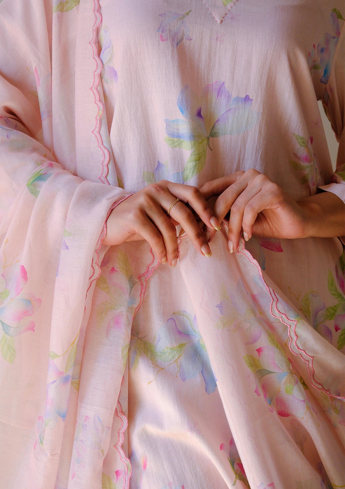 Aeris Magnolia Pink Kurta Set