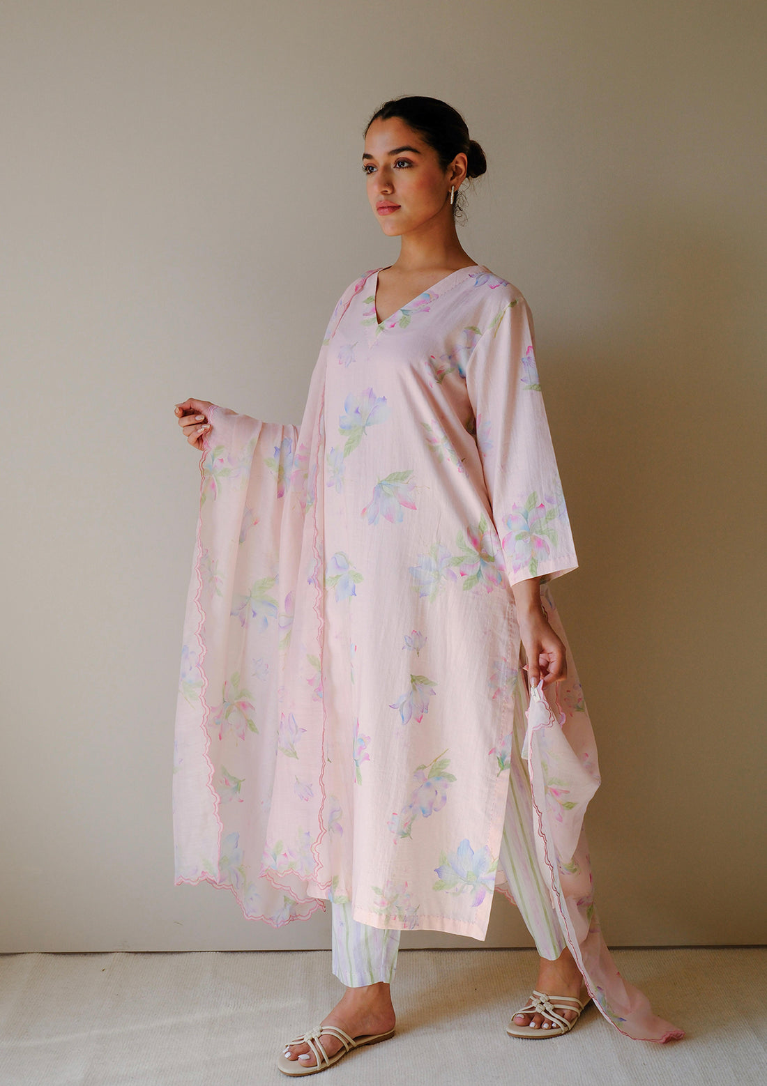 Aeris Magnolia Pink Kurta Set