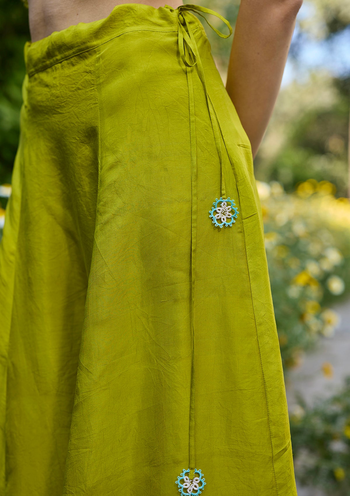 Cloudline Lime Green Underskirt