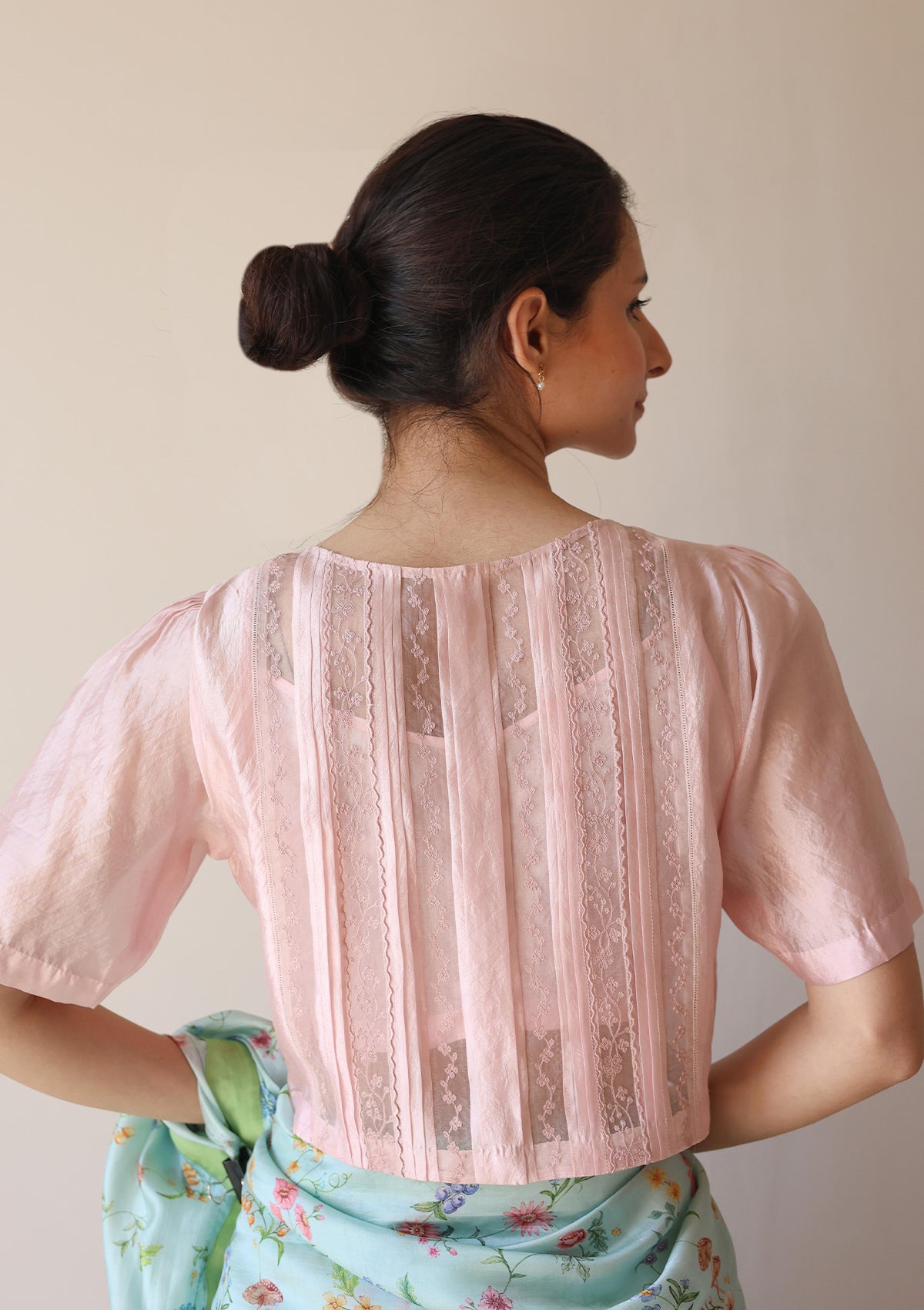 Whispering Ivy Pink Blouse