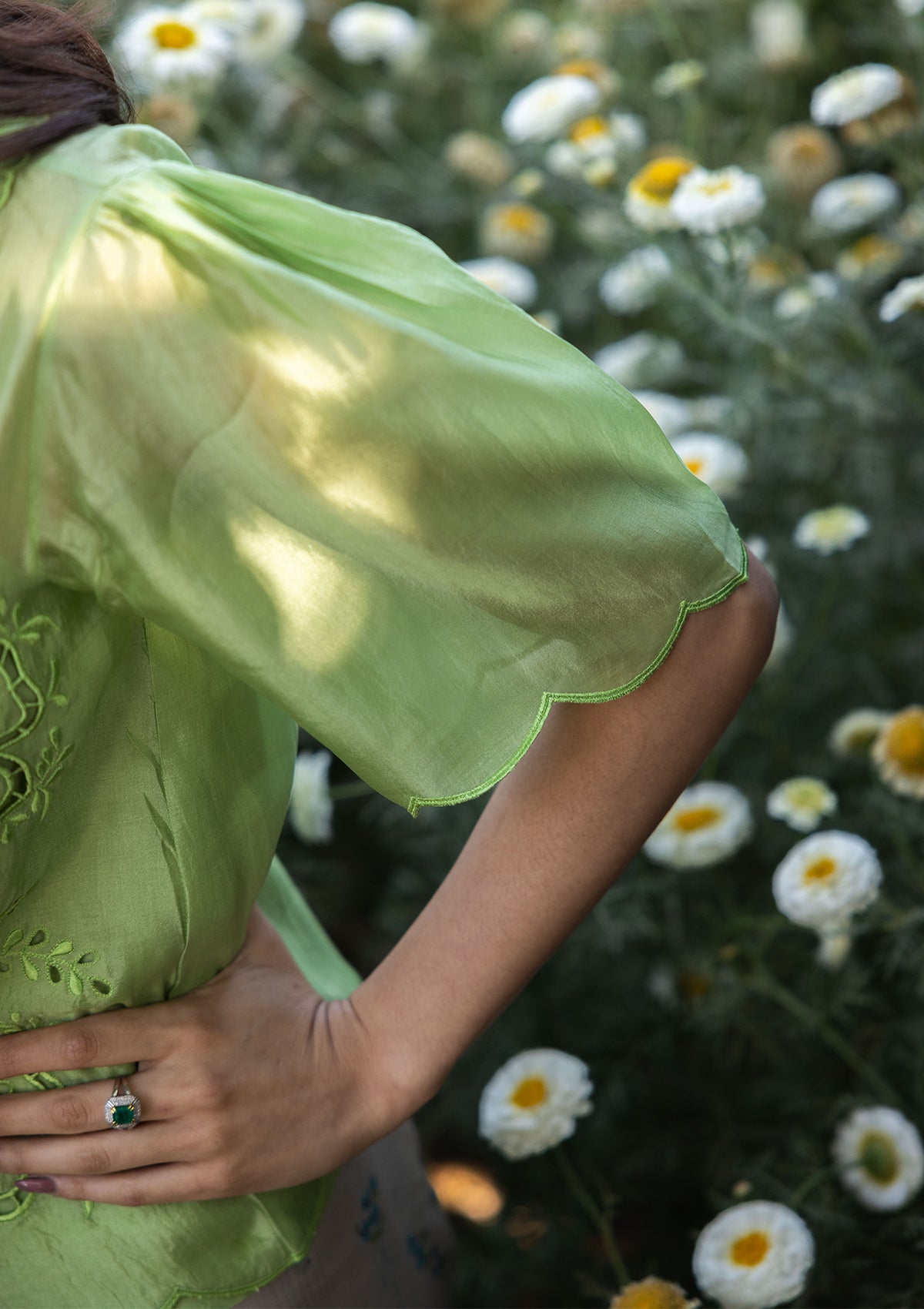 Secret Garden Green Blouse
