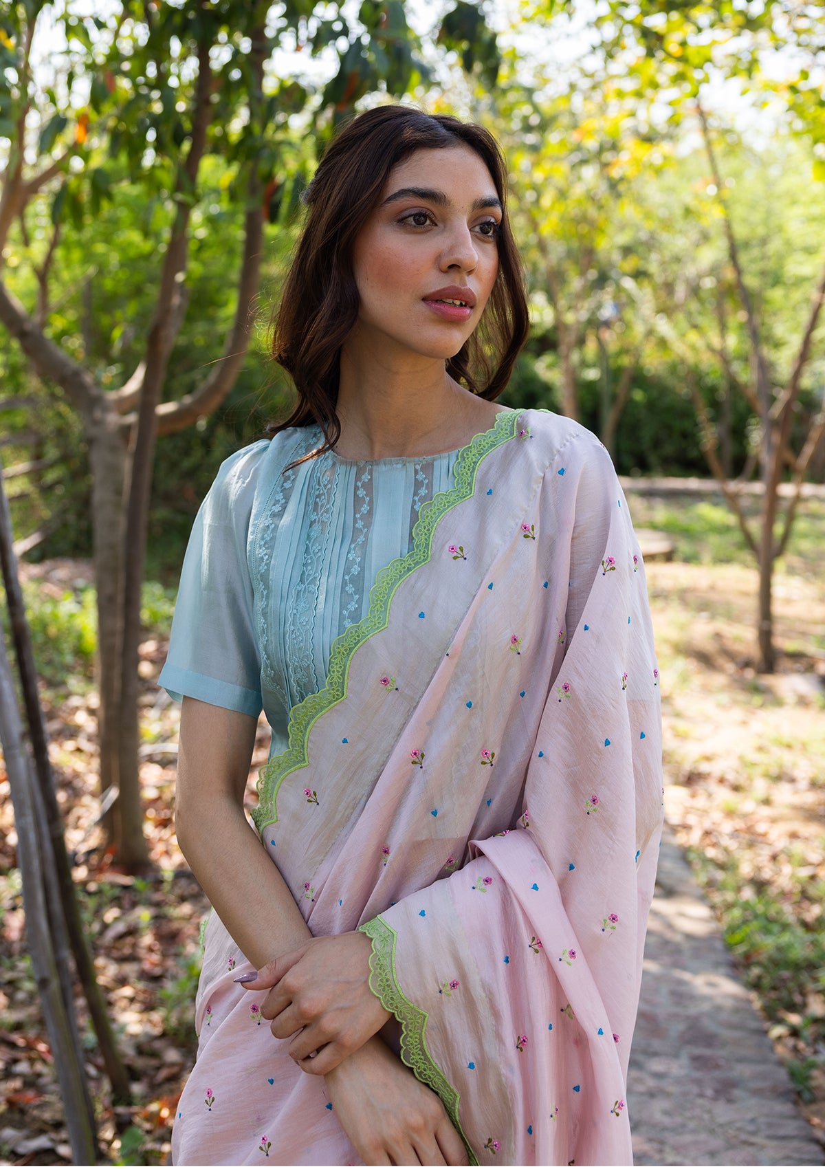 Love Note Pink Saree