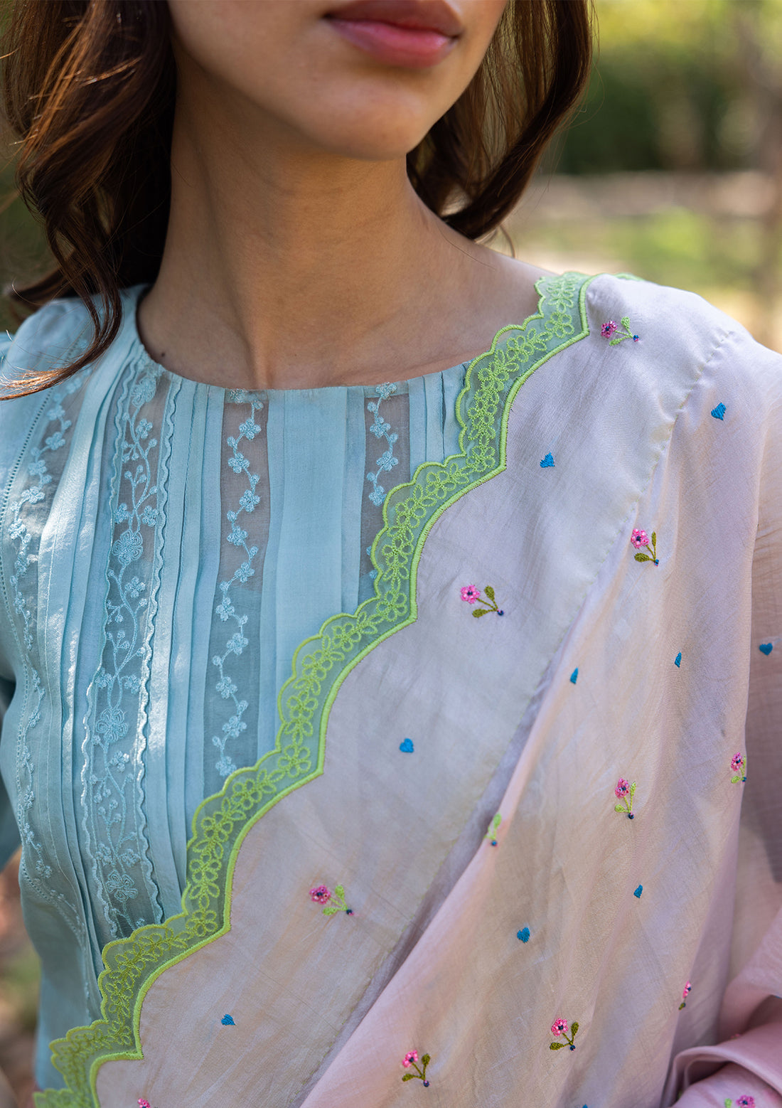 Love Note Pink Saree