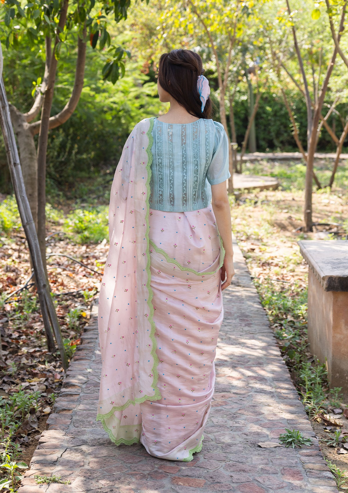 Love Note Pink Saree