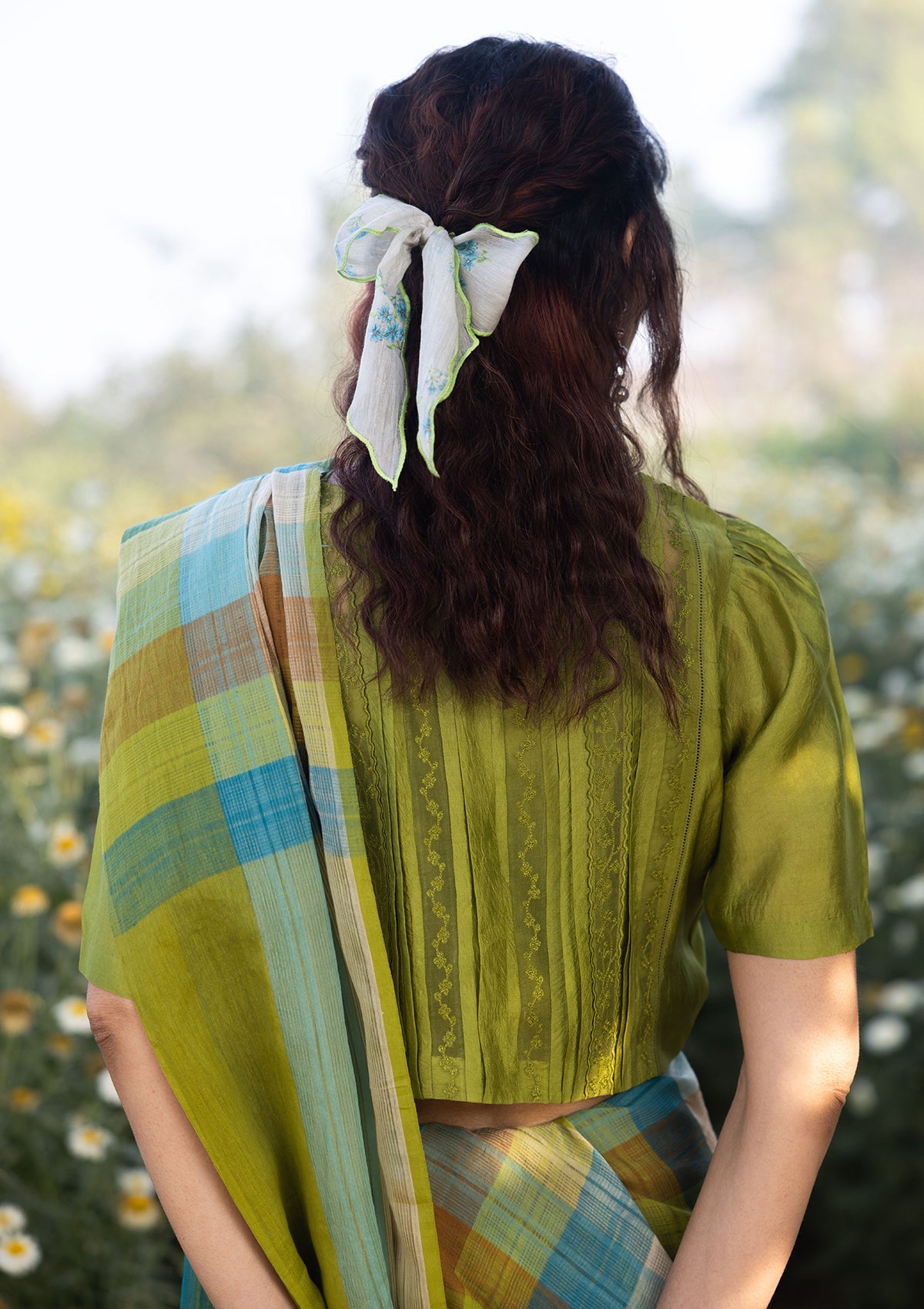 Whispering Ivy Green Blouse