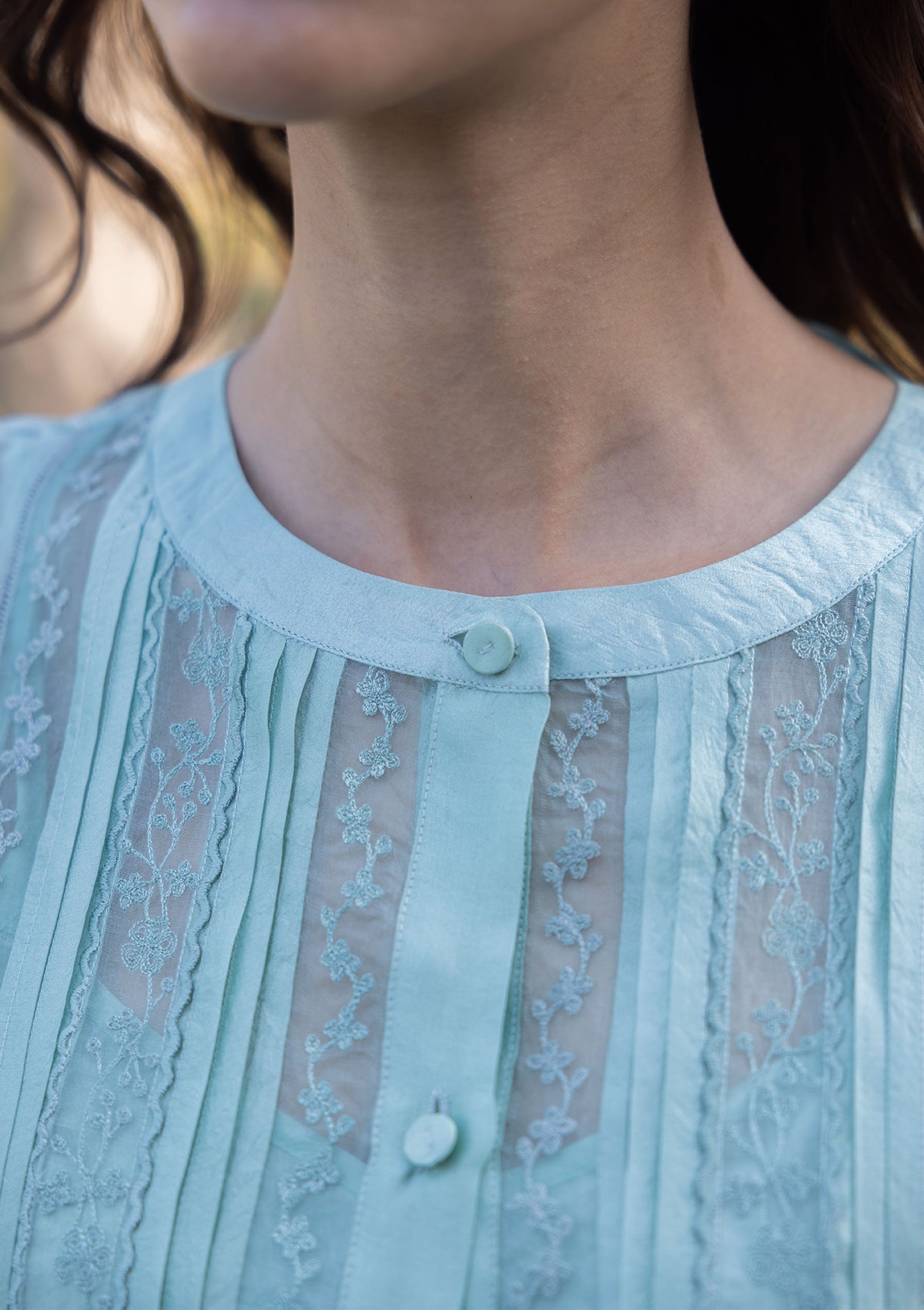 Whispering Ivy Seafoam Kurta Set