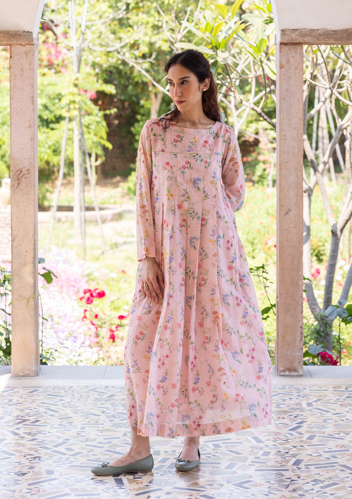 Cottage Charm Pink Dress