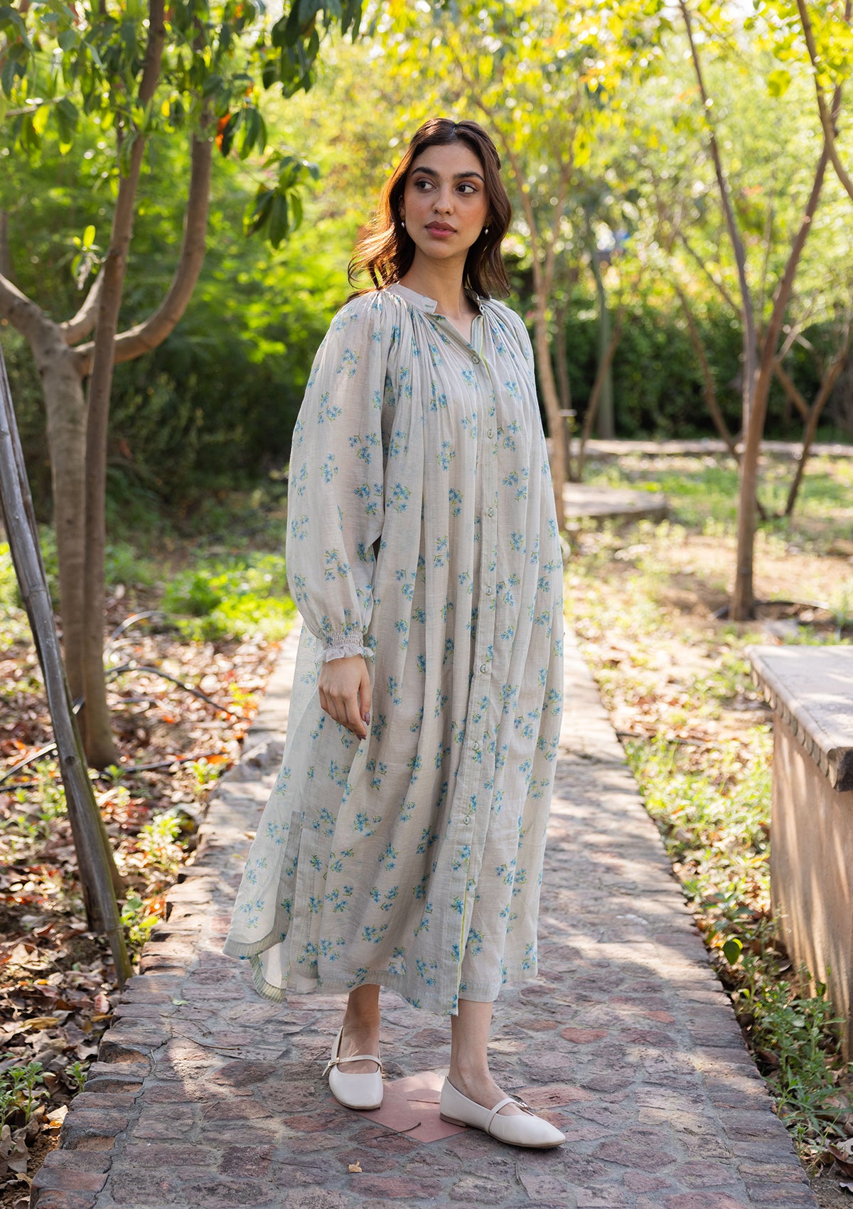 Wildflower Kiss Beige Dress