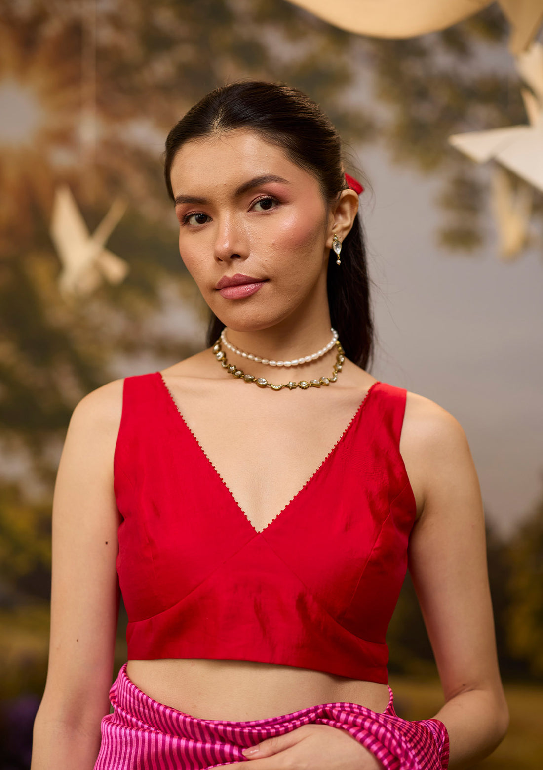 Lightbound Red Blouse