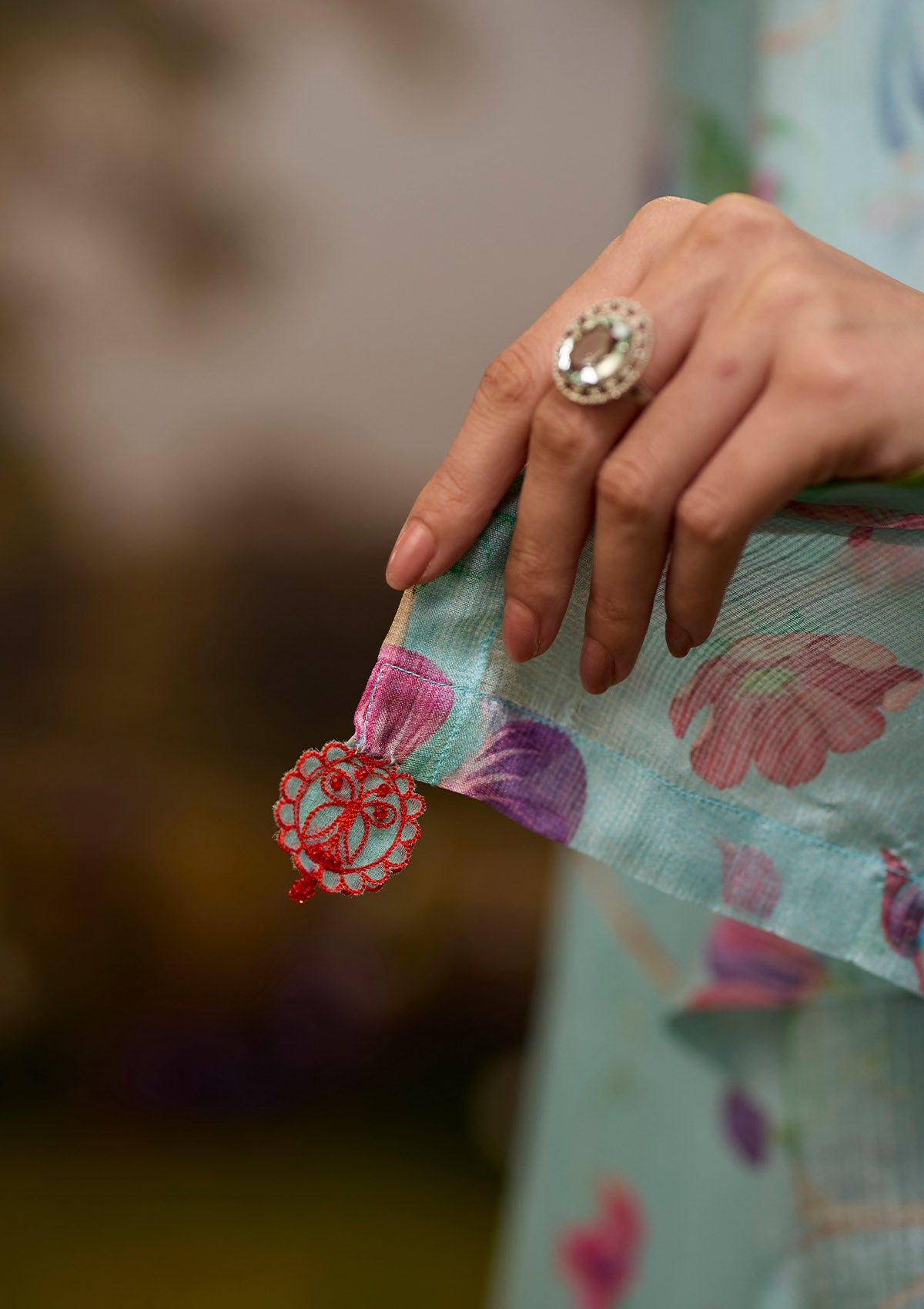 Fig & Fable Blue Dupatta