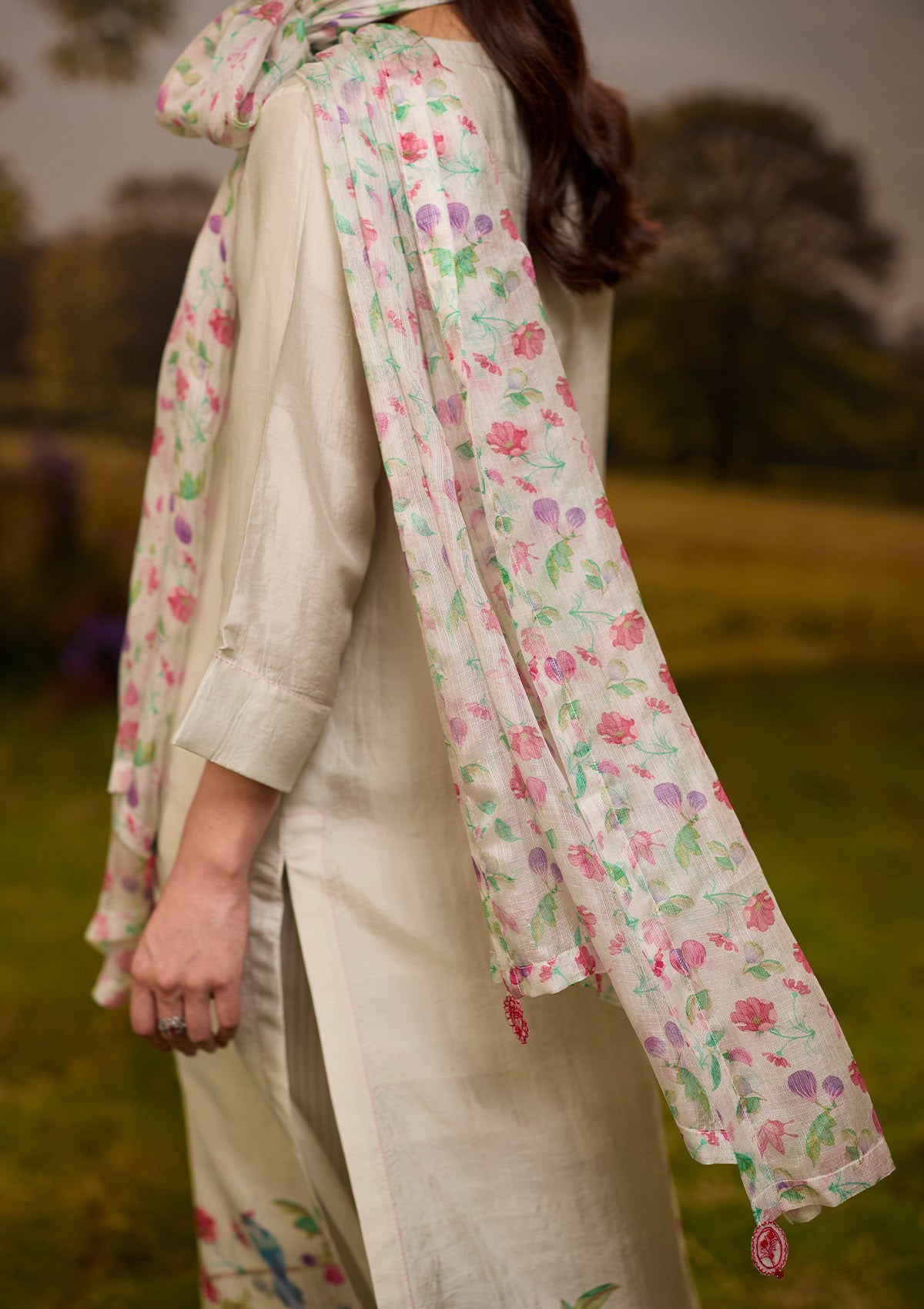 Under-the-Fig-Tree Ivory Dupatta