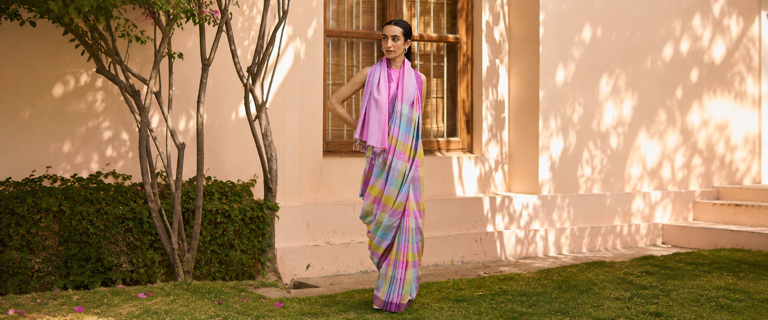 Capturing The Essence Of Light With The Drape Saree