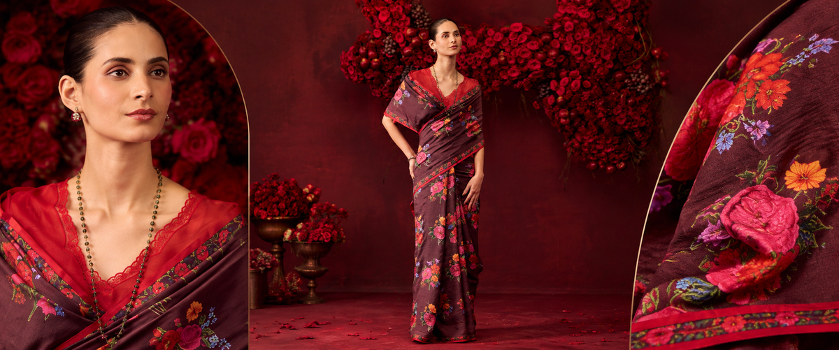 A Handwoven Silk Saree for Your Karva Chauth Moment