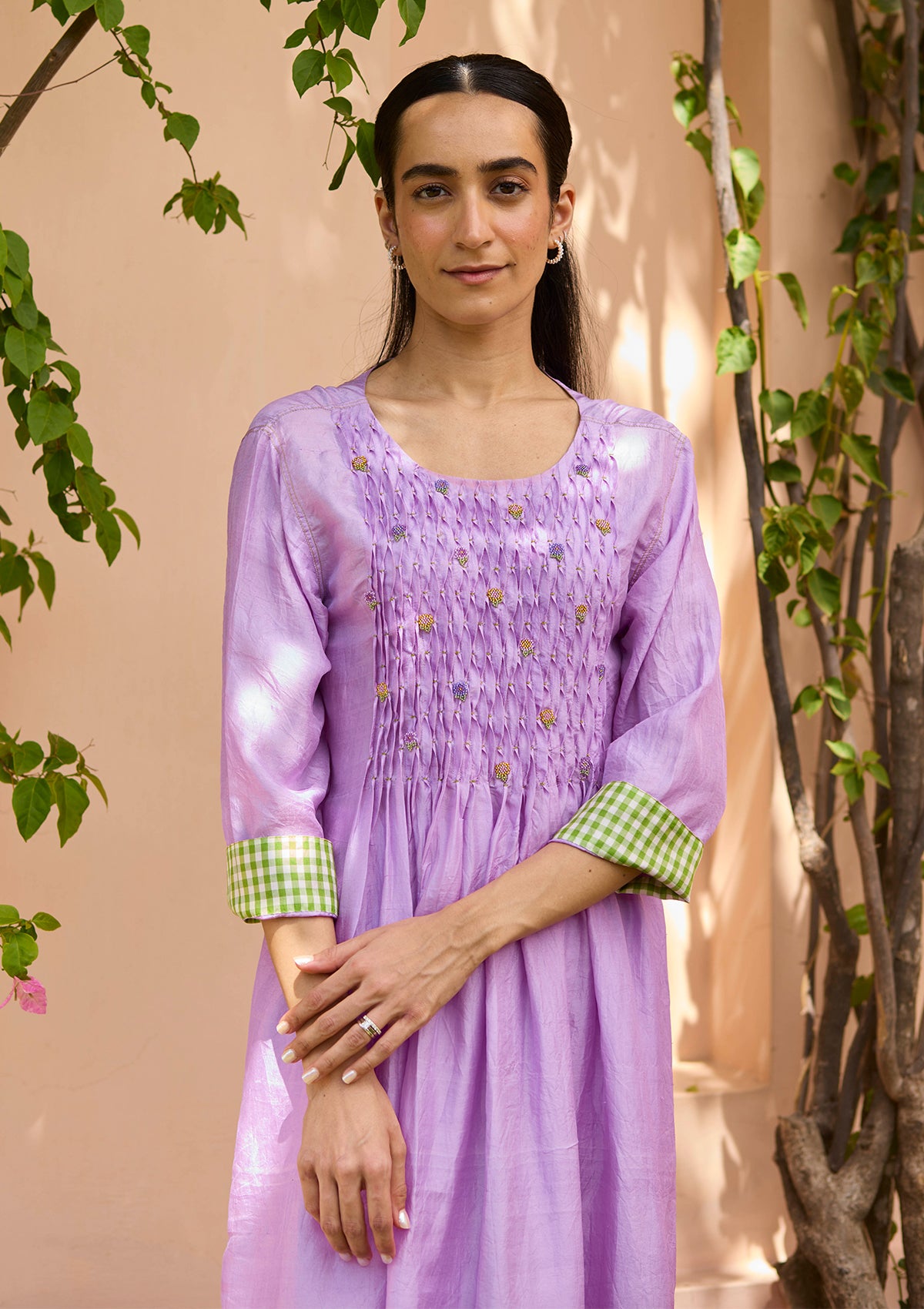 Radiant Lavender Kurta Set