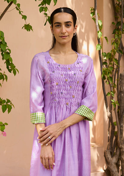 Radiant Lavender Kurta Set