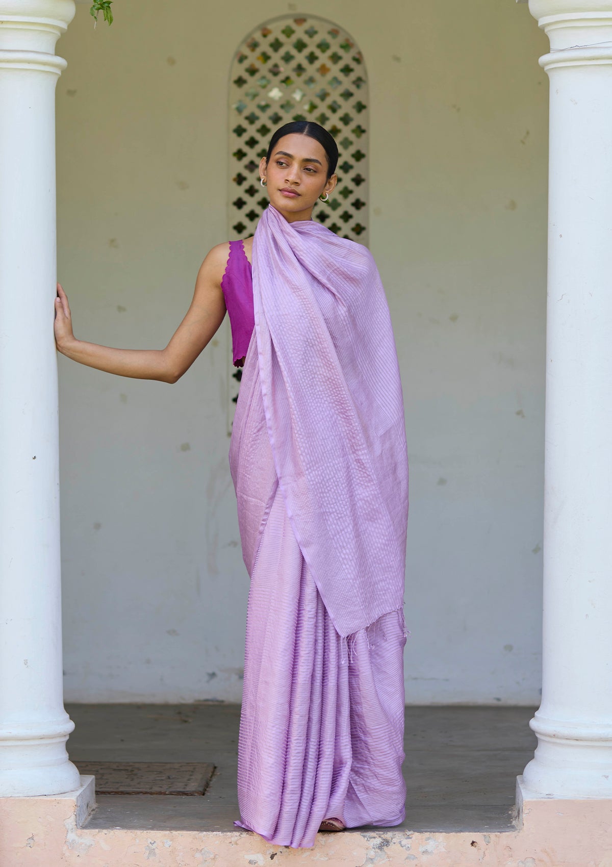 Inner Peace Pink Saree