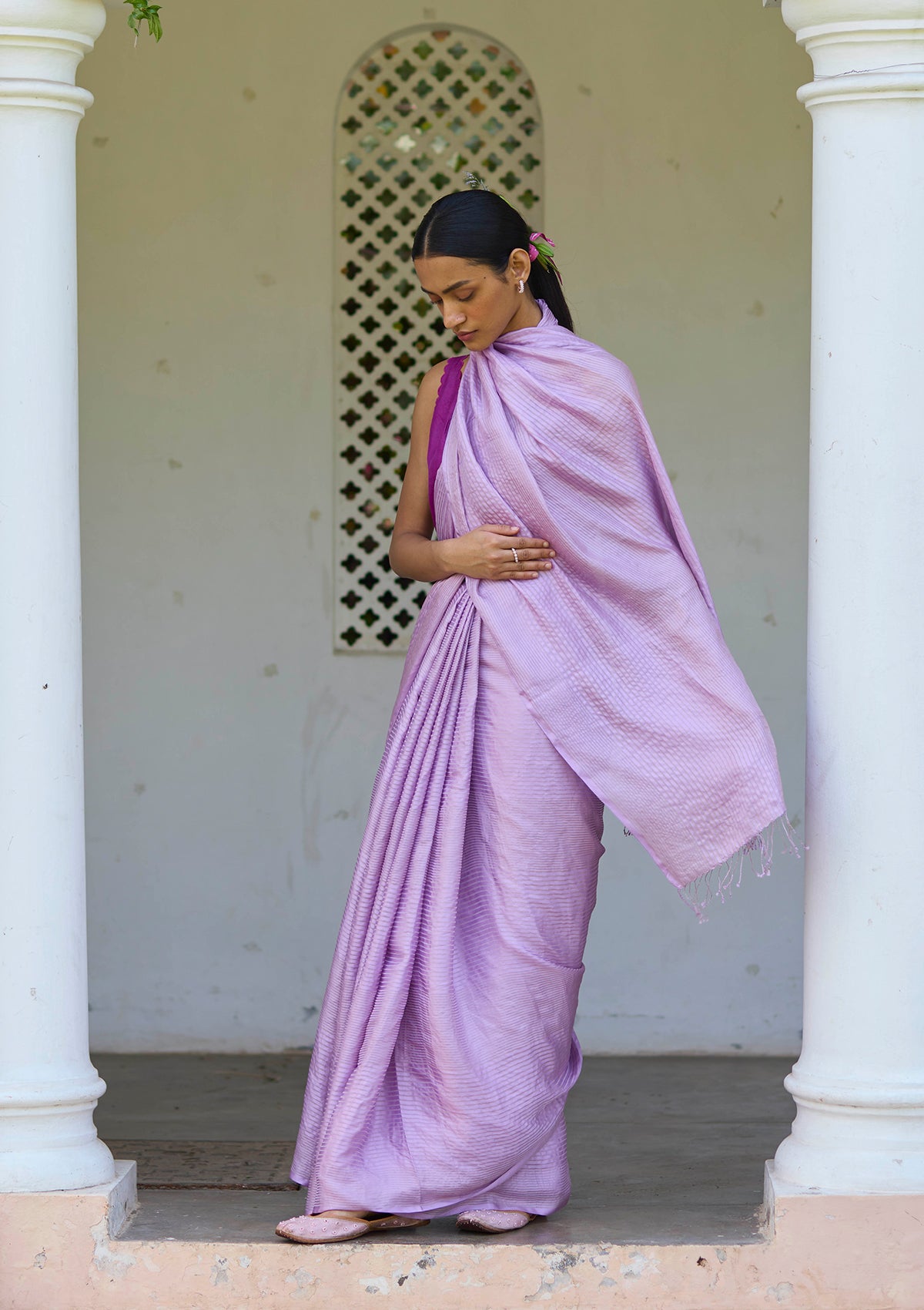 Inner Peace Pink Saree