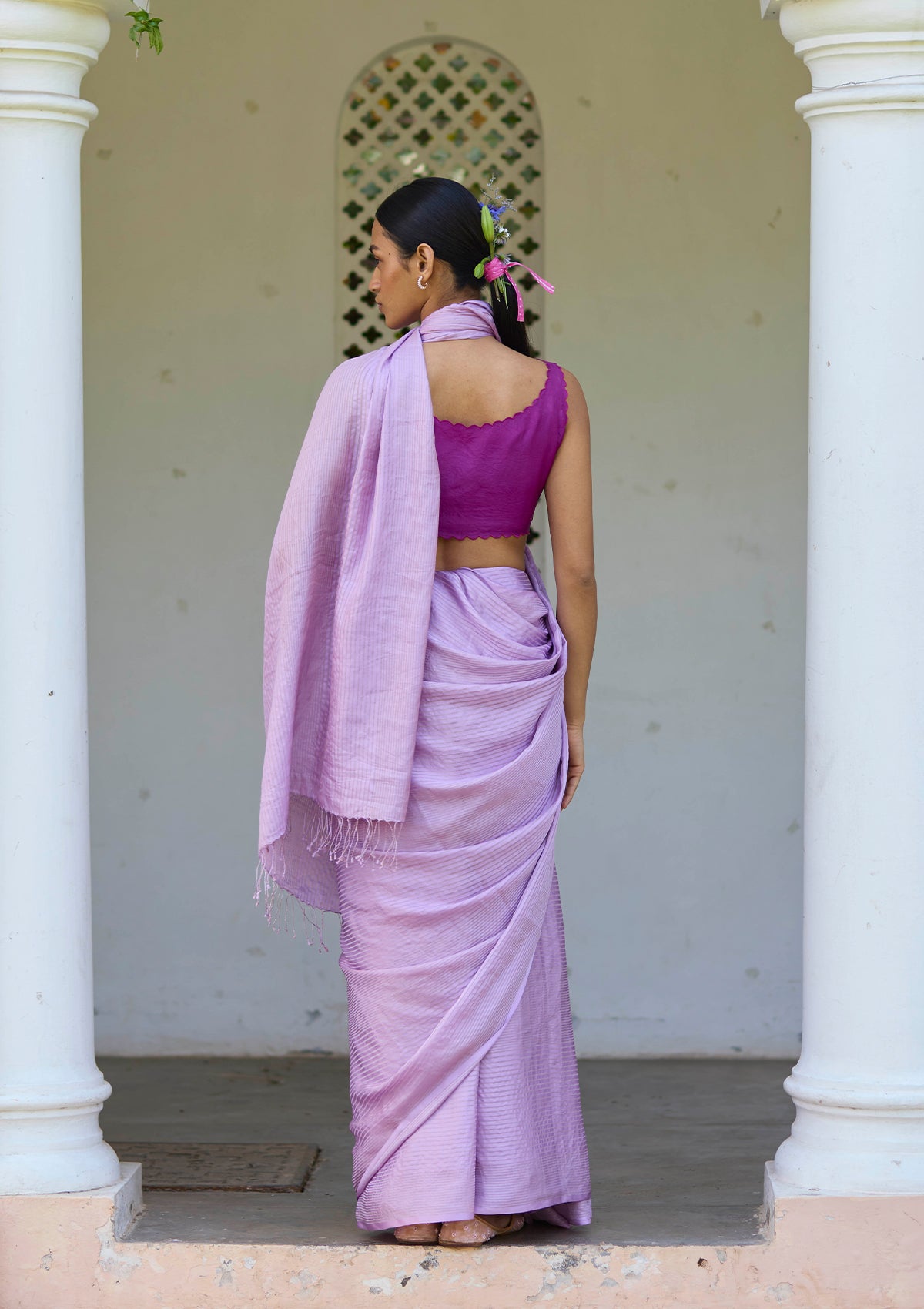 Inner Peace Pink Saree