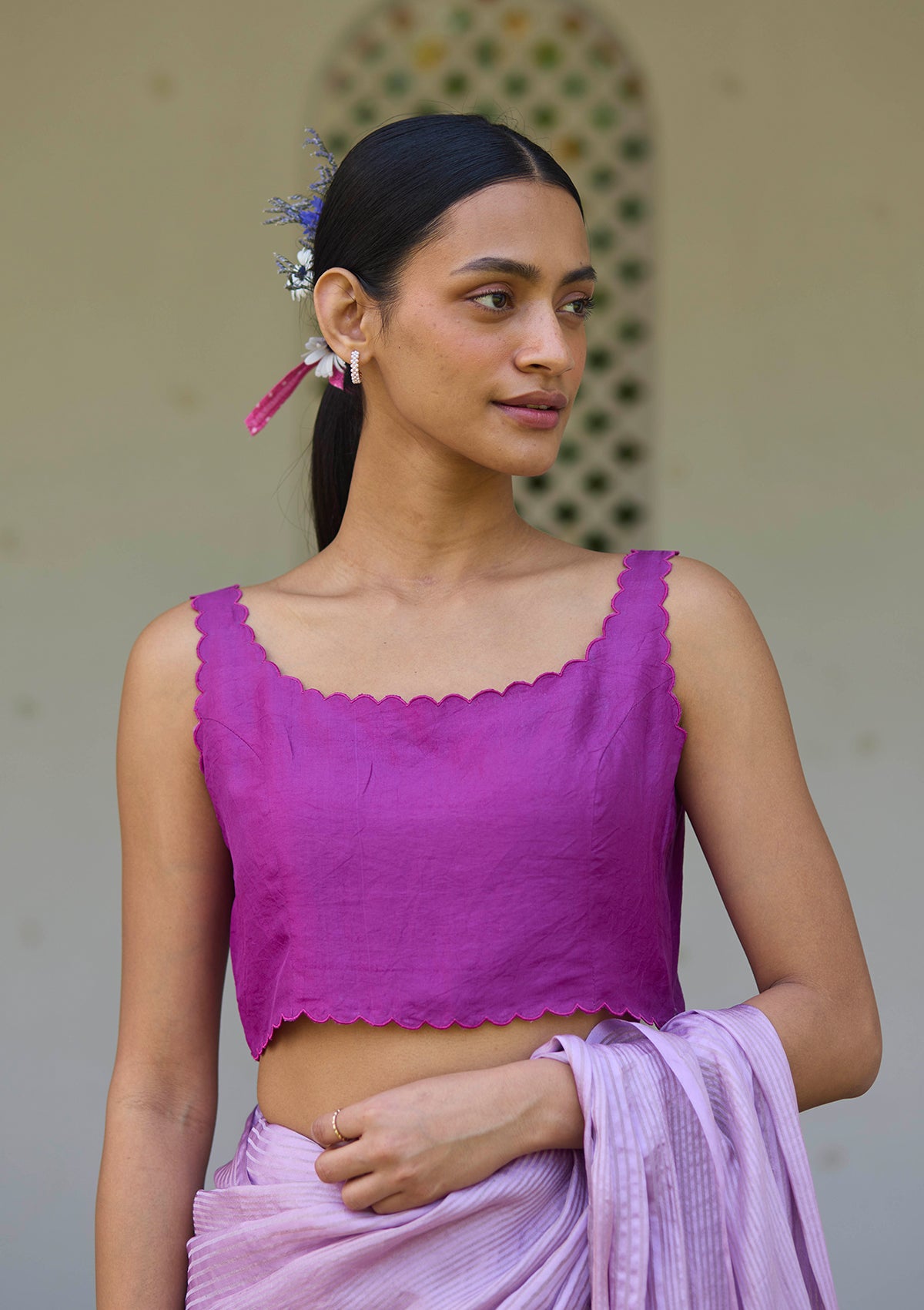 Inner Peace Pink Saree