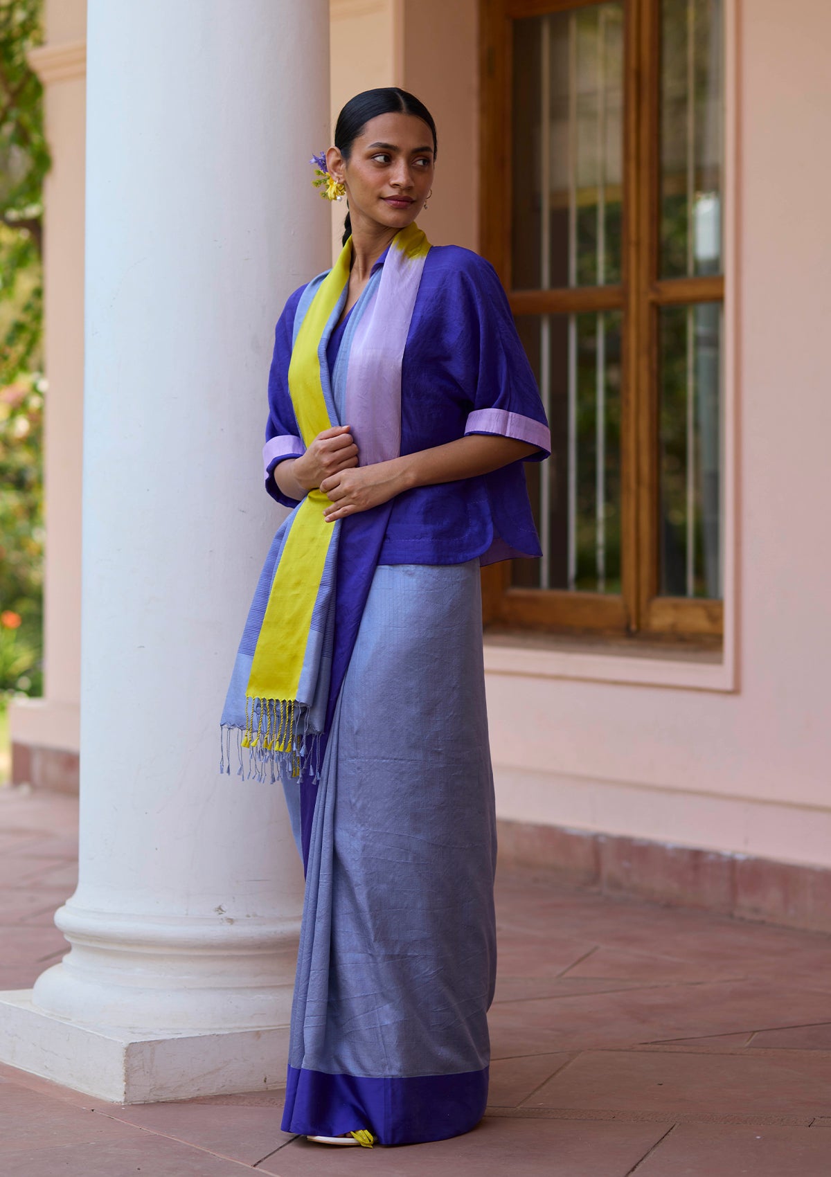 Crescendo Blue Saree