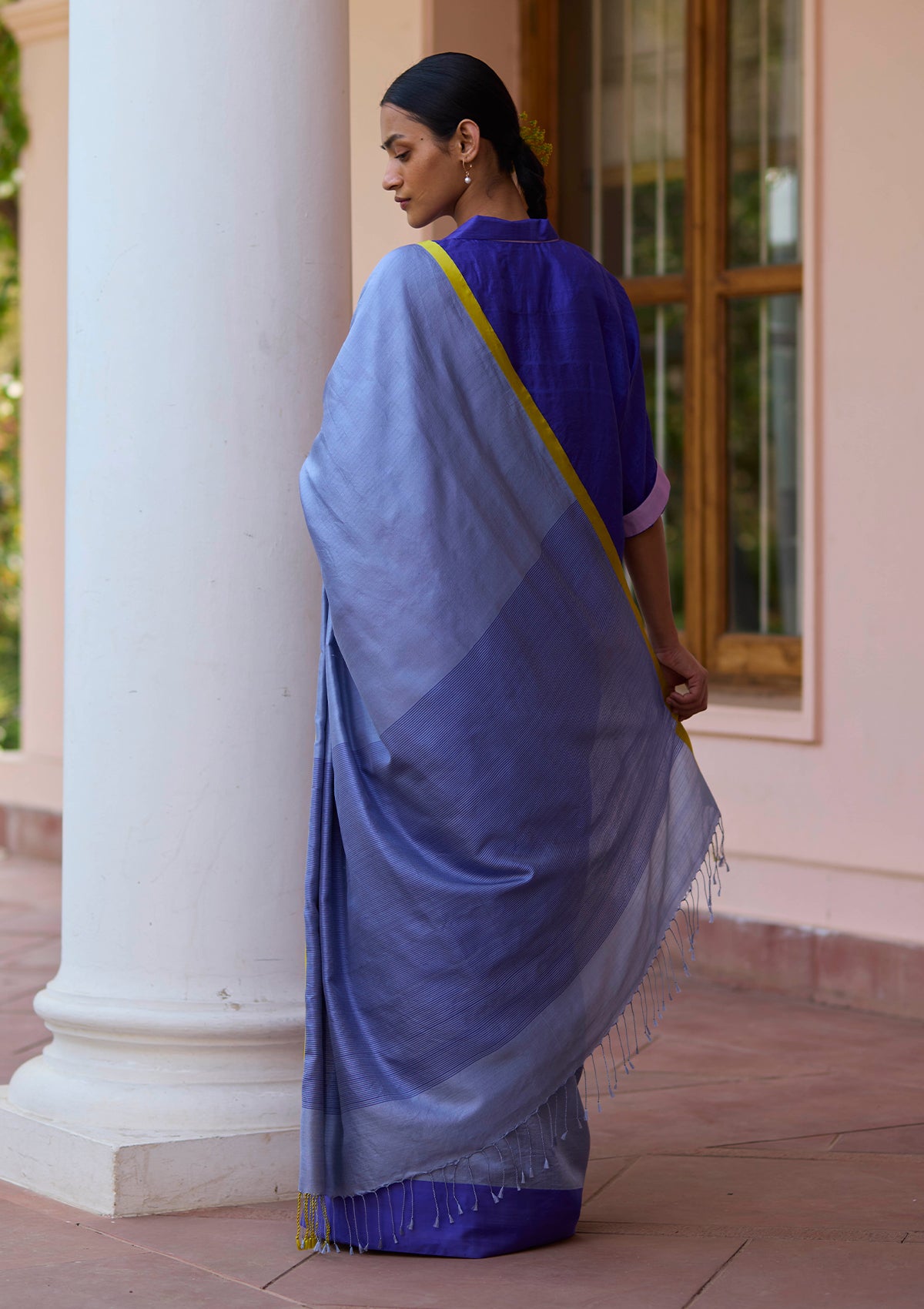 Crescendo Blue Saree