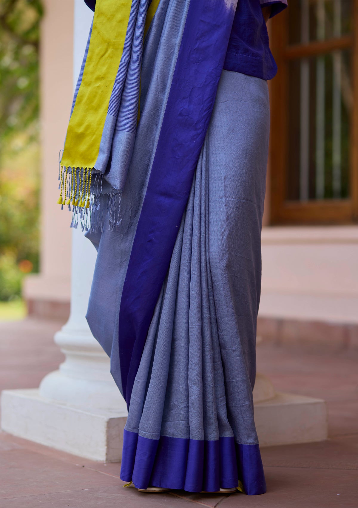 Crescendo Blue Saree