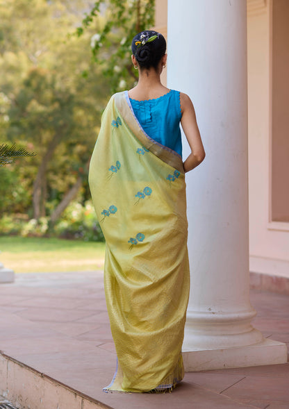 Grassling Jamdani Saree