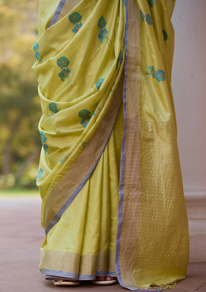 Grassling Jamdani Saree