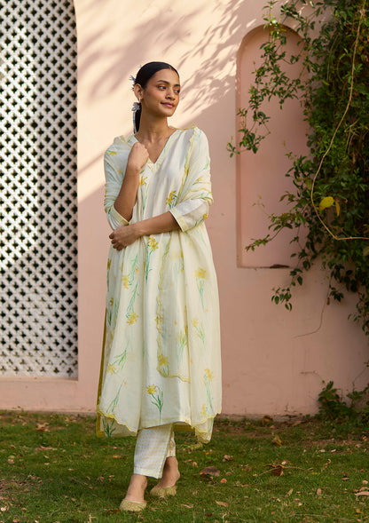 Dawn Daffodil Yellow Kurta Set