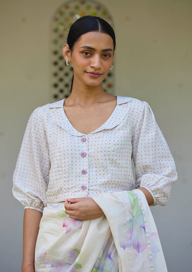 Printed Blouse Fabric