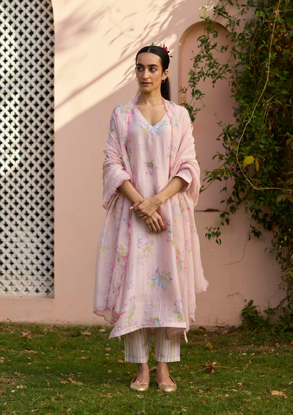 Dawn Magnolia Pink Kurta Set