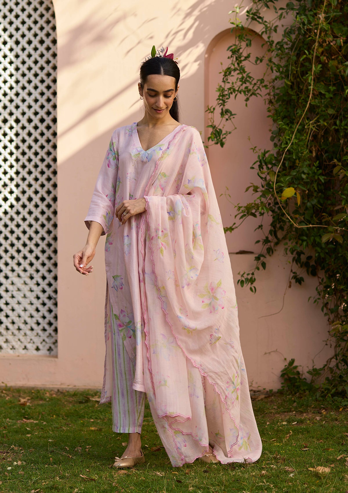 Dawn Magnolia Pink Kurta Set