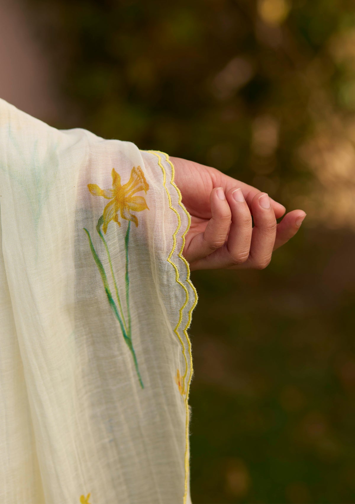 Sunkissed Daffodil Yellow Dupatta