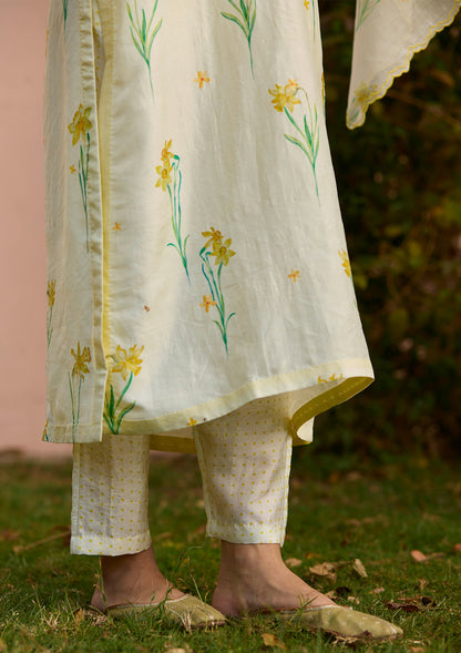 Dawn Daffodil Yellow Kurta Set