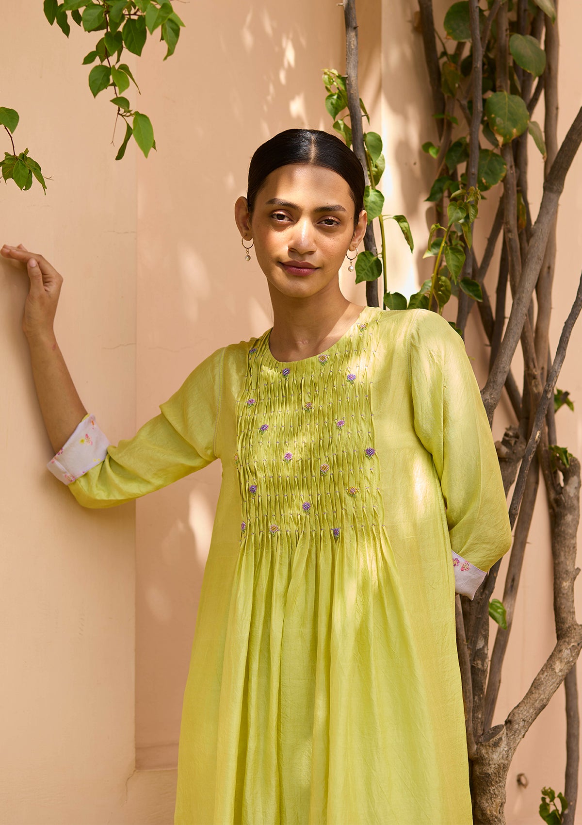 Radiant Lime Kurta Set