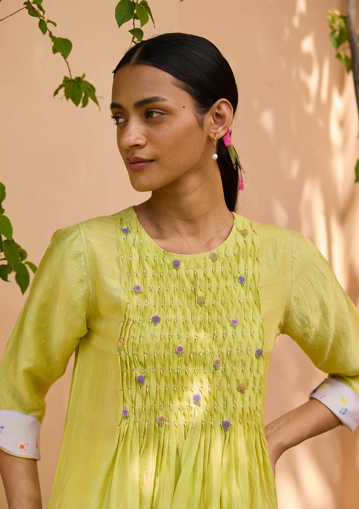 Radiant Lime Kurta Set