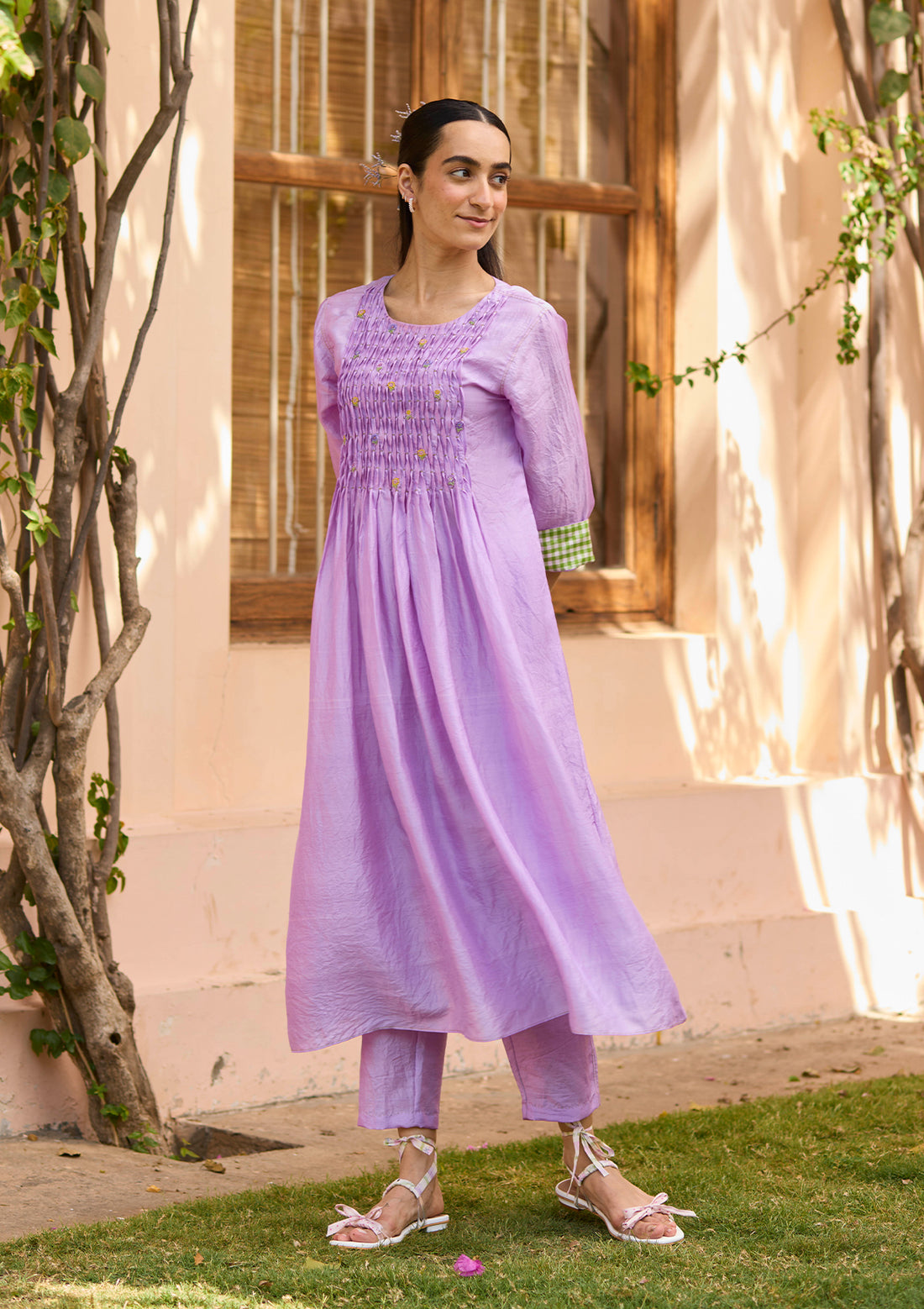 Radiant Lavender Kurta Set