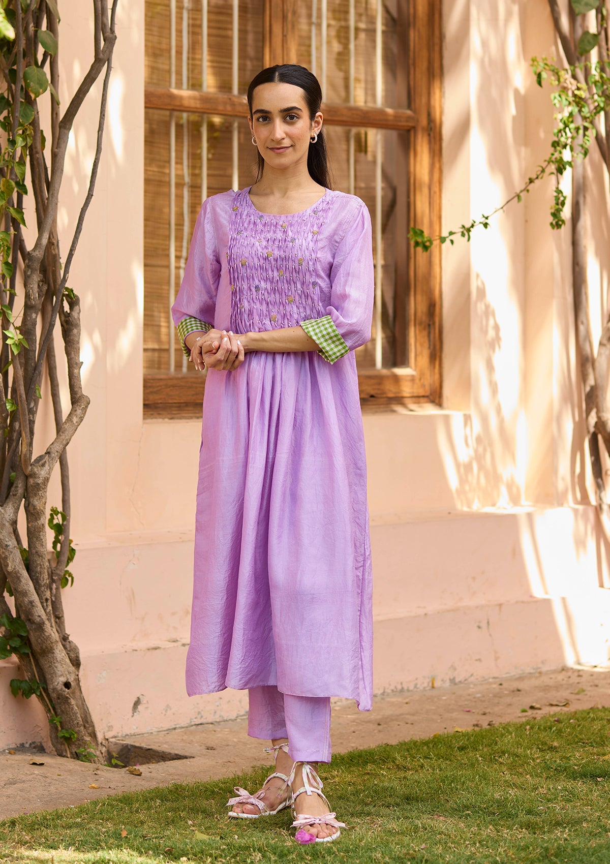 Radiant Lavender Kurta Set