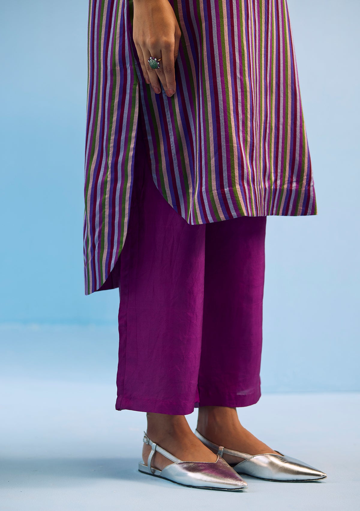 Mystic Violet Kurta Set