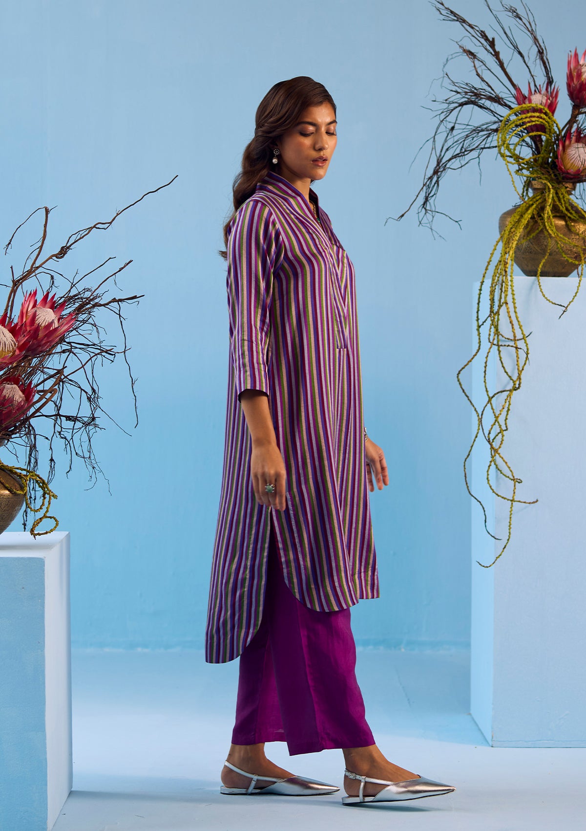 Mystic Violet Kurta Set